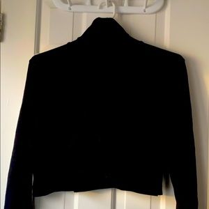 Reebok black crop Turtleneck